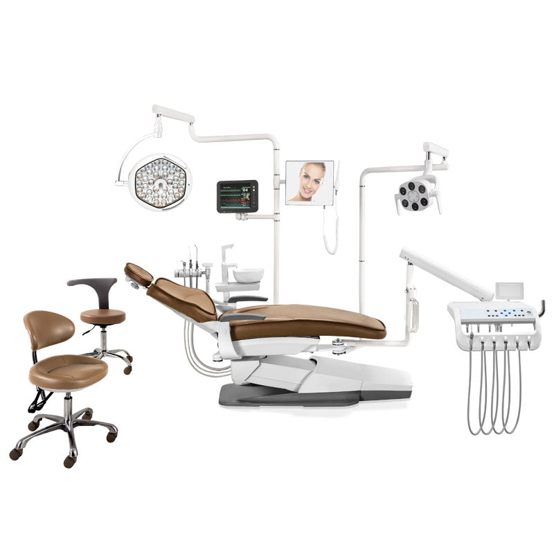 FN-A4  Brown Down Mounted Dental Chair